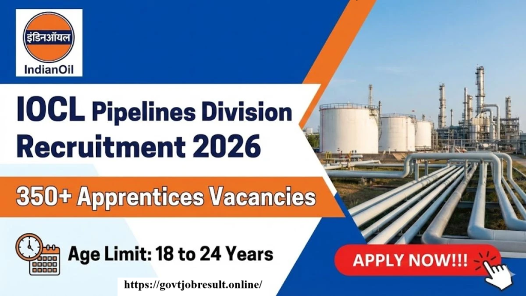 IOCL Pipelines Division Recruitment 2026 